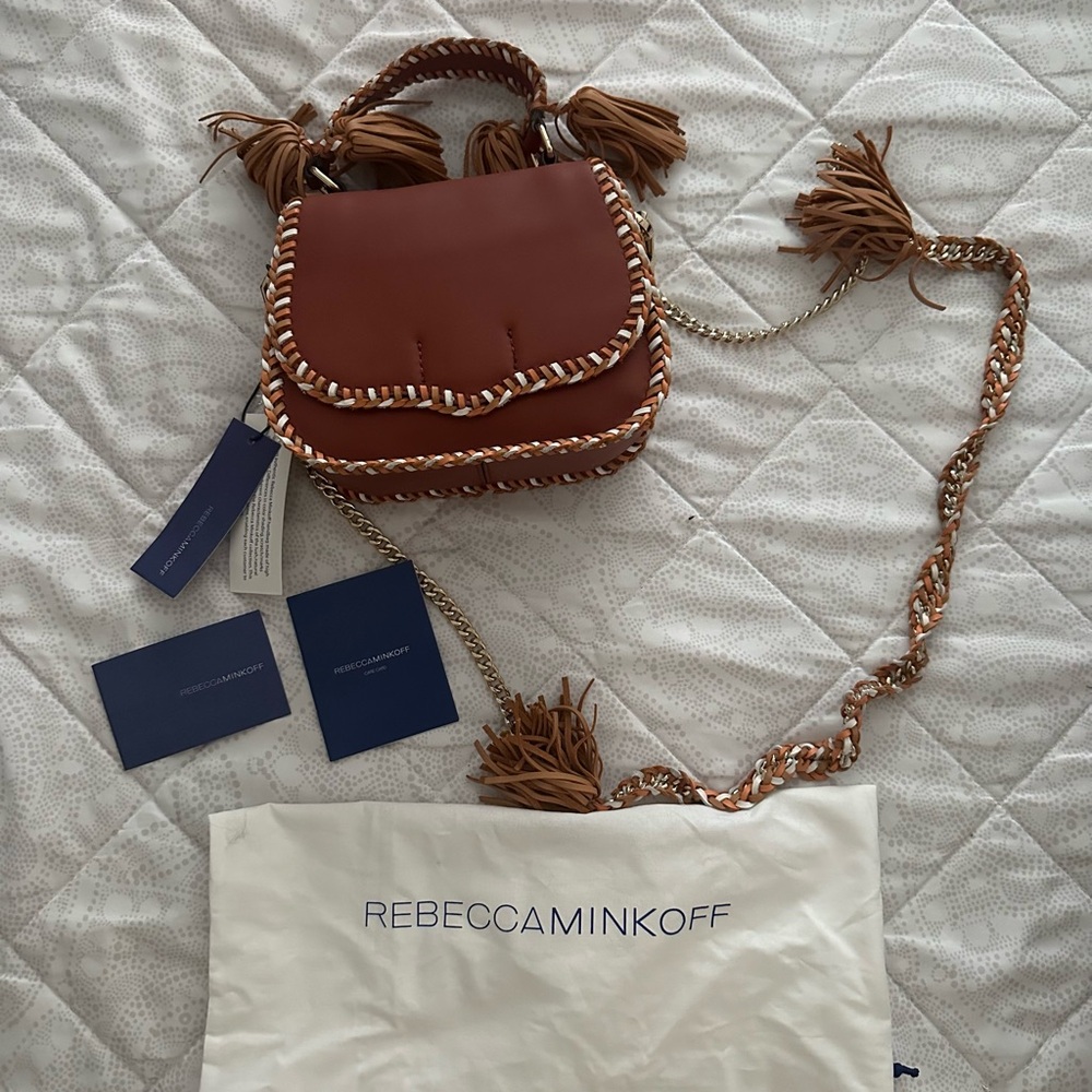 NWT Saddle Bag in Brick